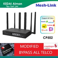 (GTENIQ) 5G GTEN CP502 WiFi-6 Qualcomm X55 Unlimited Internet Hotspot High Power Wireless Home Router