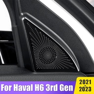 Pelekat Penutup Trim Penutup Pintu Kereta Lajur Audio Pembesar Suara Horn untuk Haval H6 Generasi Ke