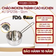 (GENUINE) Kuchen SP Solid 316 Stainless Steel Pan 12Cm121316 | Autologous Non-Stick | Cooking Induct