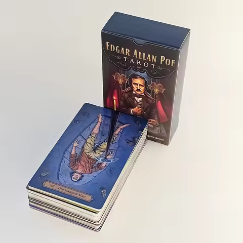 Edgar Allan Poe Tarot Deck 12*7cm 78 Stunning Illustrations Based on Poe's Tales Printed on 350GSM D