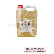 Ready Stock~DESANS Pine Liquid 596 Antibacterial Disinfectant 4000ml,,