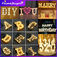 led light alphabet letters led birthday light for romantic room birthday party full decoration set f