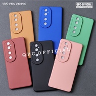 Vivo V40 5G Vivo V40 Pro 5G Case Pro Camera Case Slim BlackMatte Silicone Color Case Vivo V40 5G Viv