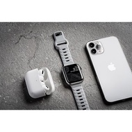 【美國NOMAD】AppleWatch專用運動FKM橡膠錶帶-45/44/42mm 月球灰