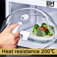 【BH】Microwave Cover Heat-Resistant Splash-Proof Transparent Washable Effective Microwave Plate Lid Cover for Home
