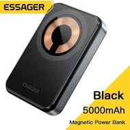 ESSAGER PD 20W 10000mAh Power Bank Magnetic Wireless Chargers 5000mAh For iPhone 15 14 13 12 11 Pro 