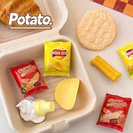 Creative Simulation Funny Fun Potato Chips Hair Clip