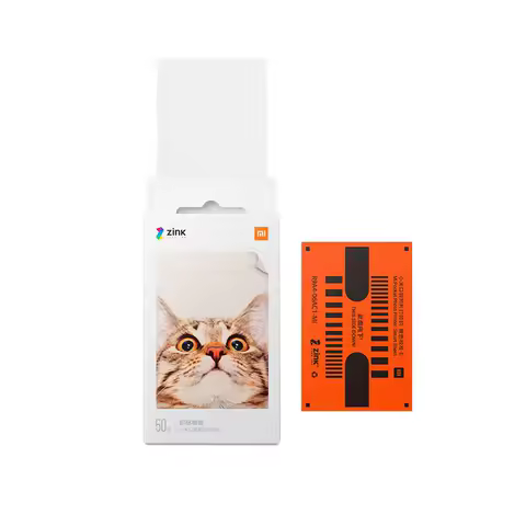 Original Xiaomi Pocket Printer Paper ZINK Self-adhesive Photo Print Sheets For Xiaomi 3-inch Mini Po