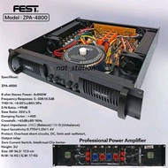 Power Amplifier Fest ZPA 4800 Original Power 4 Channel Fest ZPA4800