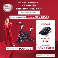 Xe đạp tập KINGSPORT BK-5806 bánh đà 6kg khả năng kháng lực cao tích hợp đồng hồ đo lường chỉ số