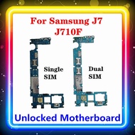 For Samsung Galaxy J7 2016 J710 J710F Motherboard SingleDual SIM J710FDDS Working Well With Full Chips Android OS Mainboard