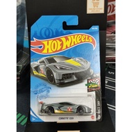 Hot Wheels Corvette C8.R (Grey) - HW Race Day 6/10 [Card Urat / Condition 8/10] Diecast Toy Car