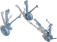 MRY-SFW XJ32270B 1/32 Model Upgrade Parts USAF A-6 Intruder Undercarriage Gravity Wheel