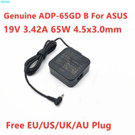 Genuine 19V 3.42A 65W 4.5x3.0mm ADP-65GD B AC Adapter Charger For Asus PRO 0551/451LBU400V PU500C La