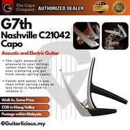 G7th Nashville C21042 Guitar Capo for Acoustic and Electric Guitar - Silver