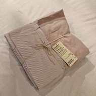 มูจิ ชุดปลอกเครื่องนอนผ้าฝ้ายฟอก (ปลอกหมอน + ผ้าปูที่นอน + ปลอกผ้านวม) - MUJI Washed Cotton Cover Se