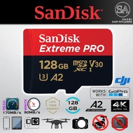 SanDisk 128GB Extreme Pro Micro SD 170MB with Adapter SDSQXCY-128G-GN6MA