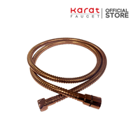 Karat Faucet สายของหัวฉีดชำระสีโรสโกลด์ สแตนเลส 304 ยาว 120 ซม.(หมุนได้ 360 องศา)KA-04-307-53