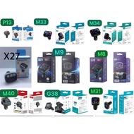 Car Saver Wireless CarKit M31/M8/M9/P13/M40/M33/M34/G38/X27 Output 3.1A Bluetooth FM Car Charger/Car