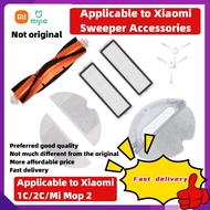 For Xiaomi Mi Robot Vacuum 1C/2C/Mop 2 Accessories Main Brush Hepa Filter Side Brushes Mop Cloth