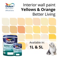 Dulux Interior Wall Paint - Yellows &amp; Orange (Anti-Bacterial / Superior Durability / Washable) (Better Living) - 1L