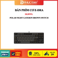 E-Dra EK387FL Polar Night Gateron Brown switch mechanical keyboard
