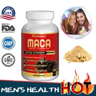 Maca Men's Enhancement Supplement - Energy and Mood Supplement for Men and Women - Men's Health Capsules, Stamina Boost