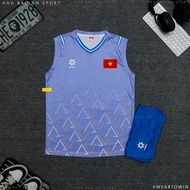 Vietnam Men's Volleyball Uniform 2025 – Sesame Kim Fabric Body Form – AVC Nations Cup