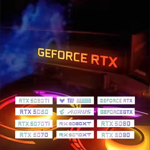 PC GPU ARGB Lighting Panel White for 5060 5070ti 5080 5090 AORUS GEFORCE GTX ROG TUF Gaming RX9070/9
