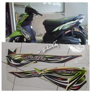 HIJAU Yamaha Mio Soul 2008 Green Sticker Striping
