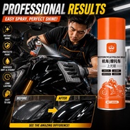 Motorcycle Polish Wax 300ML Bike Shine Spray Motorcycle Wax Pengilat Motor Kilat Cat Motor Wax Coati