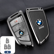 ที่หุ้มกุญแจหนังเคสกุญแจรถยนต์สังกะสีผสม E60 BMW หุ้มทั้งหมดป้องกันการล็อคปีนเขากันร่วงเคสสมาร์ทคีย์