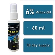 Minoxidil Strands 6 % Hair Grower Serum (60ml)