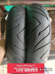 BAN CORSA R99 UK 130/70 110/70 100/80 RING 17