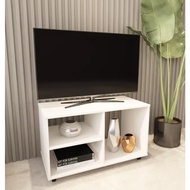 Jati TV Console TV Cabinet Rak TV With Caster With Wheels Apartment Airbnb Hostel Furniture Perabot Rumah Rak TV Murah