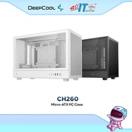 DEEPCOOL CH260 BLACK / WHITE Micro-ATX (mATX) PC Case