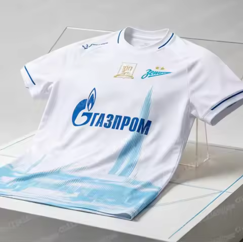 Zenit, St. Petersburg, Russia Football Jersey Blue Football T-shirt Breathable Sports Top Suitable f