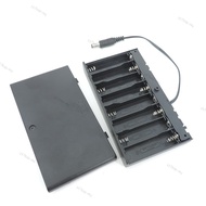 12V AA Battery Holder Case Box with On/Off Switch 8x1.5V AA Battery Holder q1  17MY1