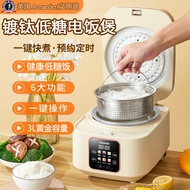 Ainadi Rice Cooker 3L Household Smart Appointment Small Rice Cooker Soup 3-4 People Non-Stick Rice C
