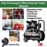 Air Compressor Pump, 220V, Compact Air Compressor for Woodworking, Painting, and Inflation