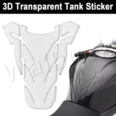 For S1000RR XR Hp4 F850/750/650GS G310GS R1250 K1600 R1200 GS 3D Motorcycle Transparent Tank Pad Sti
