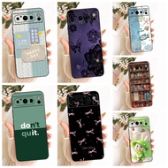 Cover Google Pixel 8 Pro Case Silicone Cute Cat Fashion Butterfly Funny Painted Casing GC3VE G1MNW