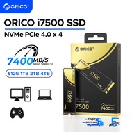 ORICO 1TB NVMe SSD PCIe 4.0 Up to 7400MB/s M.2 SSD 2280 PCIe 4.0X4 Internal Solid State Drive SSD fo