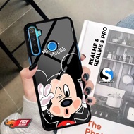 HP Realme 5 5 Pro Case Aesthetic Motifhp Mickey Stitch Motif Custom Wallpapers Modern Design Cool Ca