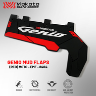 MOKOTO ELITE SERIES HONDA GENIO RUBBER MUD FLAPS GUARD COVER FOR HONDA GENIO MOTORCYCLE 1PC SPEEDMOT
