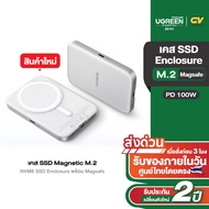 UGREEN เคส SSD Magnetic M.2 NVME SSD Enclosure พร้อม Magsafe รองรับ PD100W รุ่น 55151