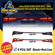 Lexus IS250 IS300 IS350 2013 - 2020 Dynamic Light Bar Tail Lamp With Rear Centre Light Garnish
