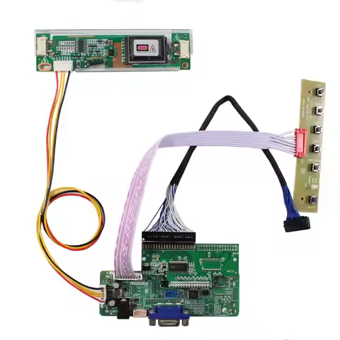 VGA LCD Controller Board RTMC7B-A Work For 12.1 inch 800x600 LB121S02-A1 LB121S02-A2 TFT-LCD Screen