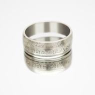 荷蘭硬幣戒指 2 1/2 荷蘭盾 1959-1966 硬幣戒指男士硬幣禮物