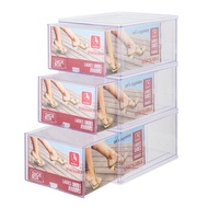 BOXBOX กล่องลิ้นชัก รุ่น 9988R3 สีใส (3 ชิ้น)